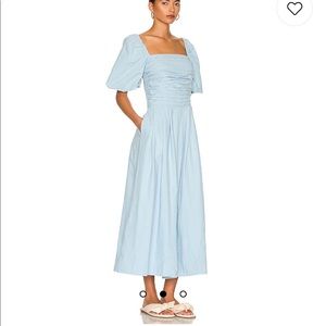 Ain’t she a beaut midi dress in hot spring